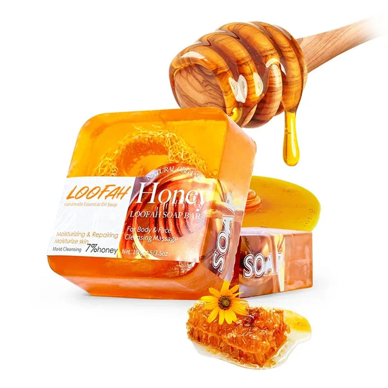 10 Variety Kojic Acid Soaps with Loofah Handmade Essential Oils